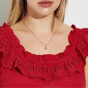 Coach gold necklace